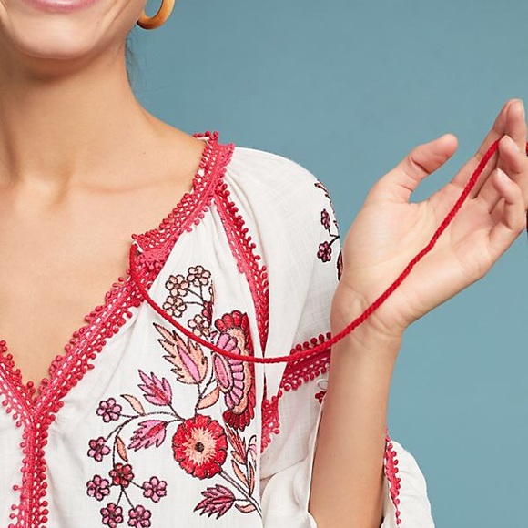 *SOLD*Ranna Gill Hadley embroidered tunic. - Picture 4 of 6